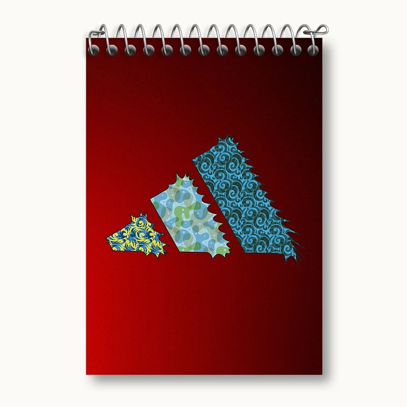 دفتر یادداشت 50 برگ خندالو مدل آدیداس (Adidas) کد 36962