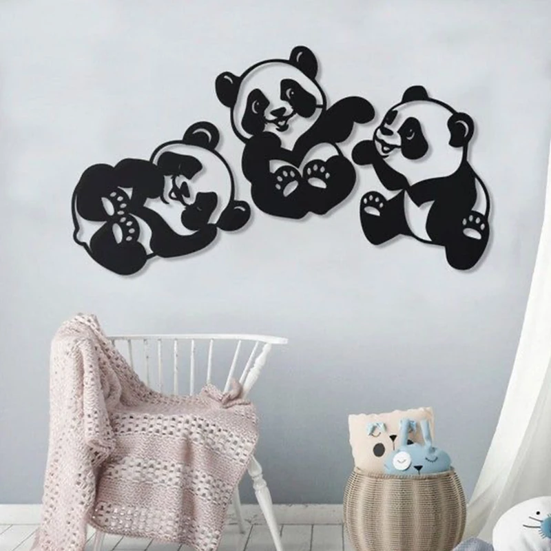 استیکر دکو رستا مدل پاندا کد C112 مجموعه سه عددی