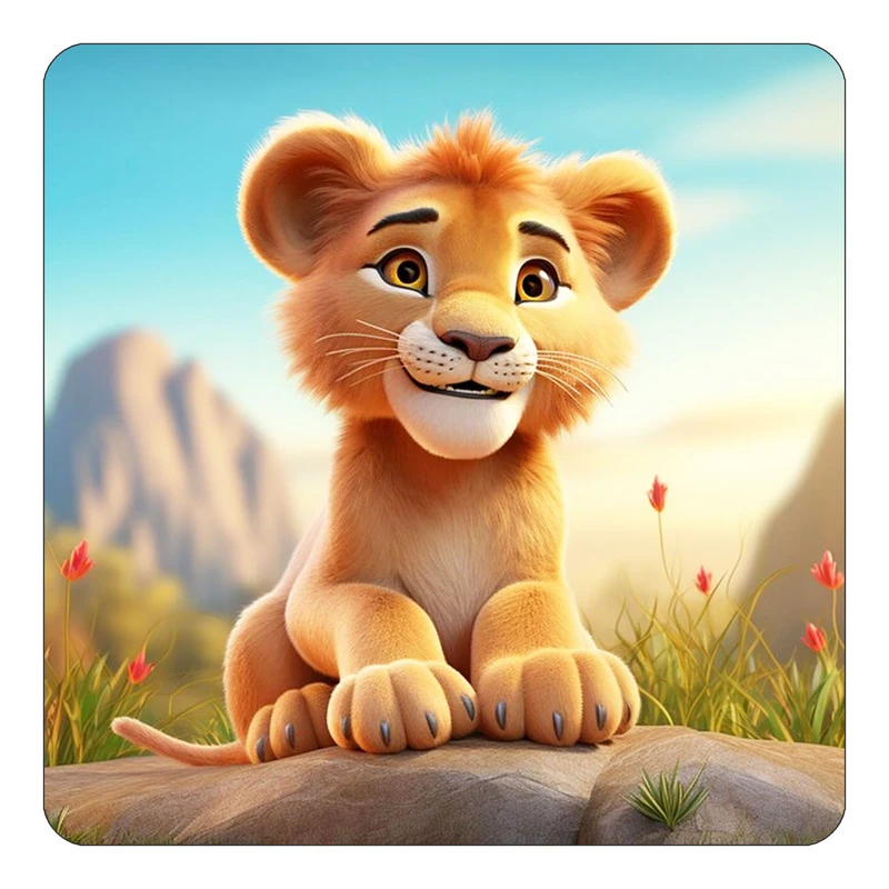 مگنت کاکتی طرح حیوانات کارتونی مدل mp27267