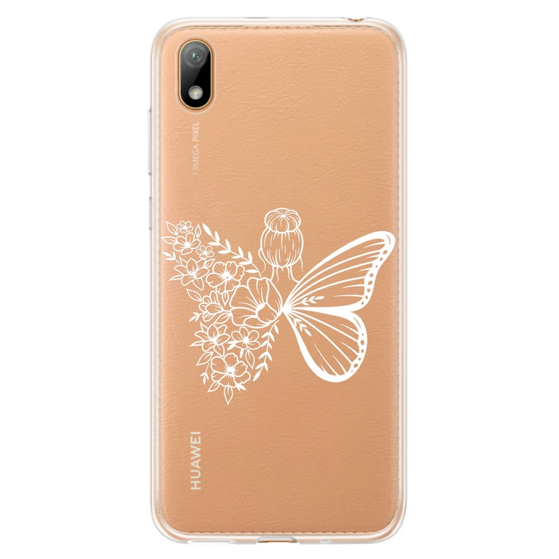 کاور مگافون طرح دختر پروانه ای مدل C53-W مناسب برای گوشی موبایل آنر 8S 