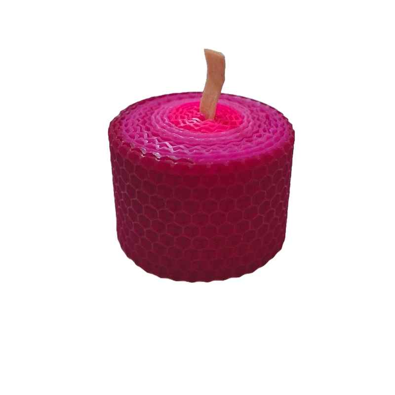 شمع بیزوکس مدل رنگین کمانی