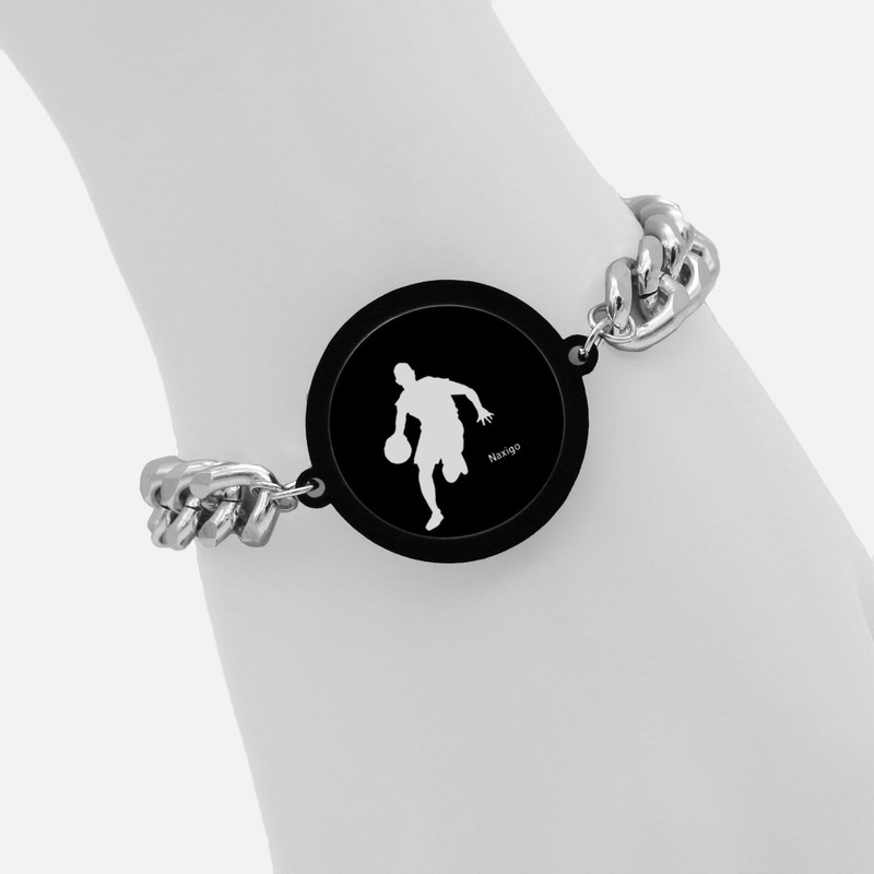 دستبند ناکسیگو مدل بسکتبال کد BZ7783 دستبند ناکسیگو مدل بسکتبال کد BZ7783