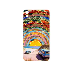 MAHOOT Collage of Orange Sky Cover Sticker for HTC One E9s