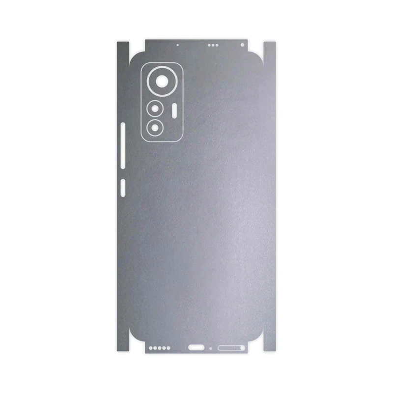 برچسب پوششی ماهوت مدل Matte-Silver-FullSkin مناسب برای گوشی موبایل شیائومی 12 Lite