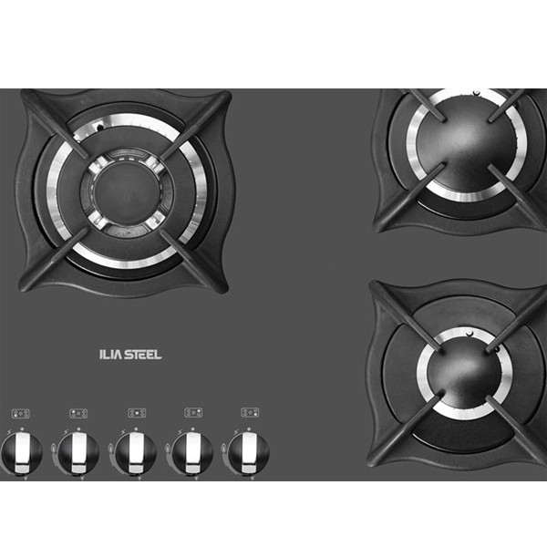 اجاق گاز صفحه ای ایلیا استیل مدل G518