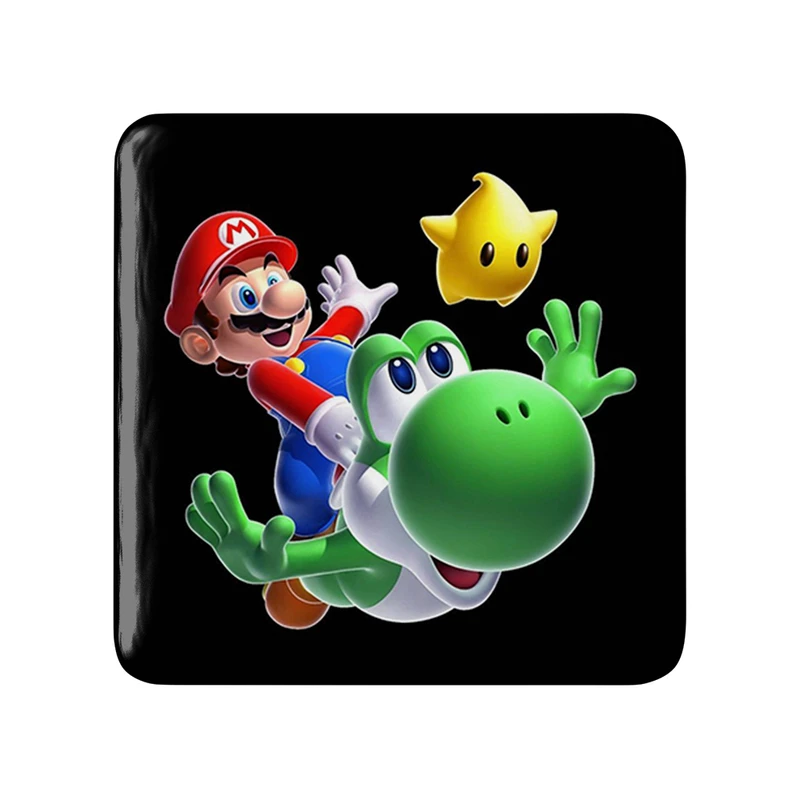 پیکسل خندالو طرح سوپر ماریو مدل مربعی کد 30438