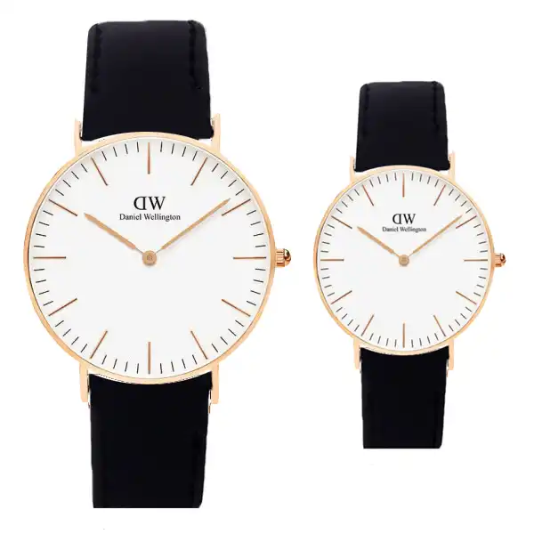 ست ساعت مچی عقربه ای زنانه و مردانه مدل DW 2644 - ST-M-S