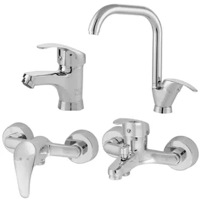 ست شیرآلات فاخته مدل ماهان مجموعه 4 عددی