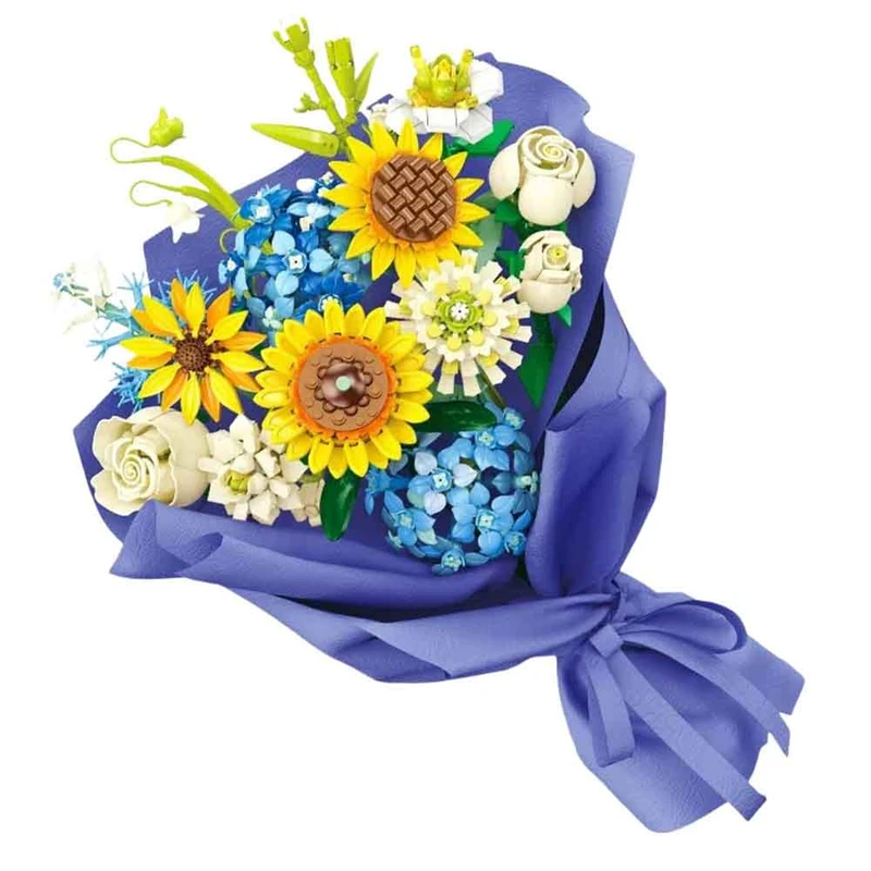 ساختنی 1124 تکه ژی استار مدل دسته گل کد JJ9196