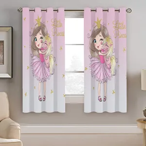 پرده نیروانا طرح تک شاخ و دختر کودک مدل هازان کد 8571 سایز 140×200 سانتی متر
