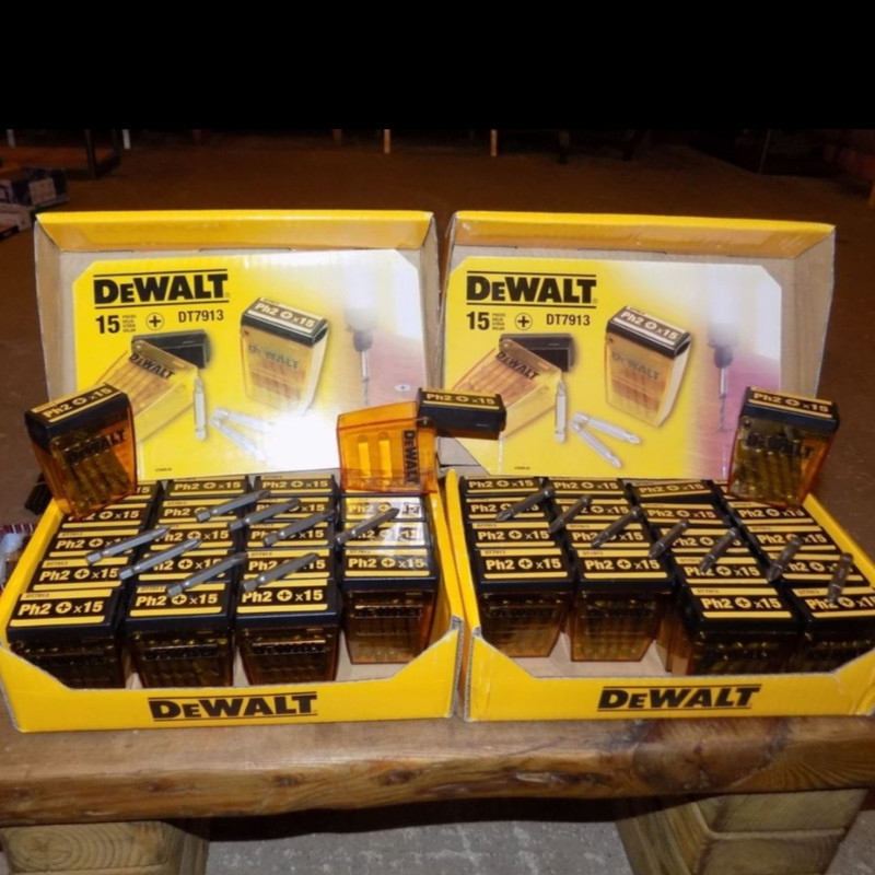 مجموعه 15 عددی سرپیچ گوشتی دیوالت مدل DT7913