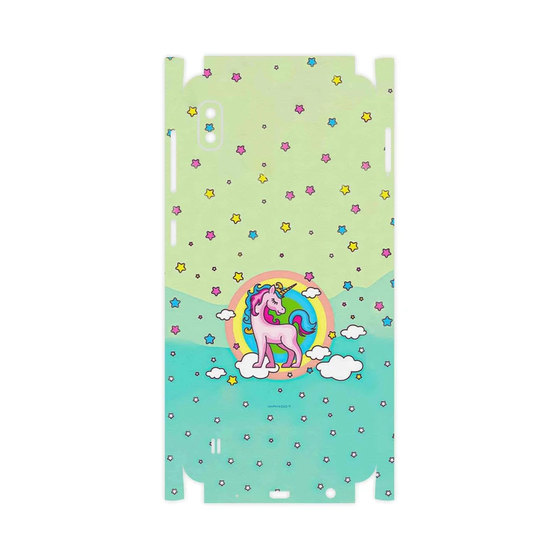 برچسب پوششی ماهوت مدل Rainbow unicorn adventure-FullSkin مناسب برای گوشی موبایل سامسونگ Galaxy A10