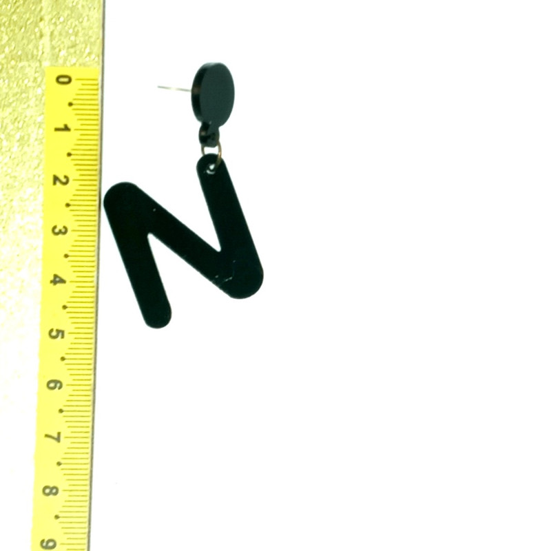 گوشواره دخترانه مدل حروف انگلیسی طرح N گوشواره دخترانه مدل حروف انگلیسی طرح N