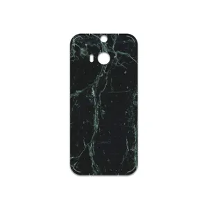 MAHOOT  Graphite-Green-Marble Cover Sticker for htc One M8