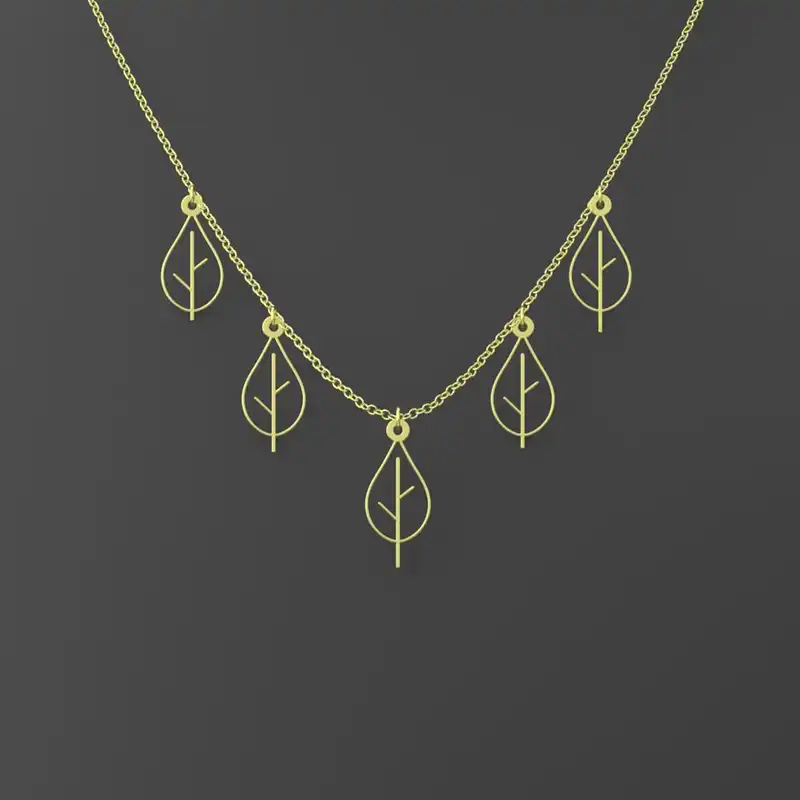 گردنبند طلا 18 عیار زنانه مدوپد مدل درخت کد RNA15849