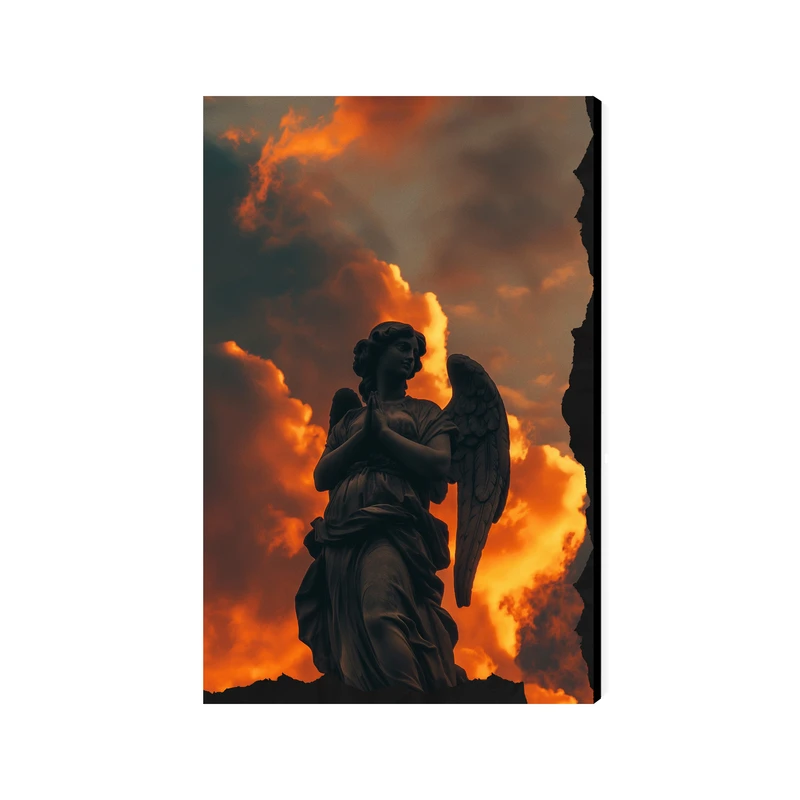 تابلو شاسی عرش مدل فانتزی هنری مجسمه یونانی کد As4261