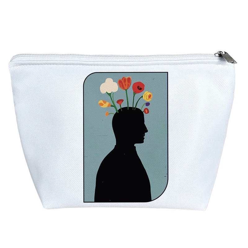 کیف لوازم آرایش دخترانه خندالو مدل مغز مهربان کد 9365