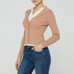 ست ژاکت و تاپ زنانه ترندیول مدل 823608002