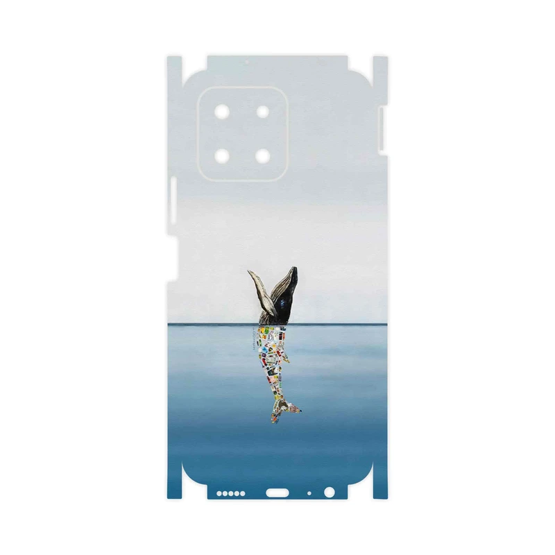 برچسب پوششی ماهوت مدل Collage of Sea Trash-FullSkin مناسب برای گوشی موبایل آنر X6