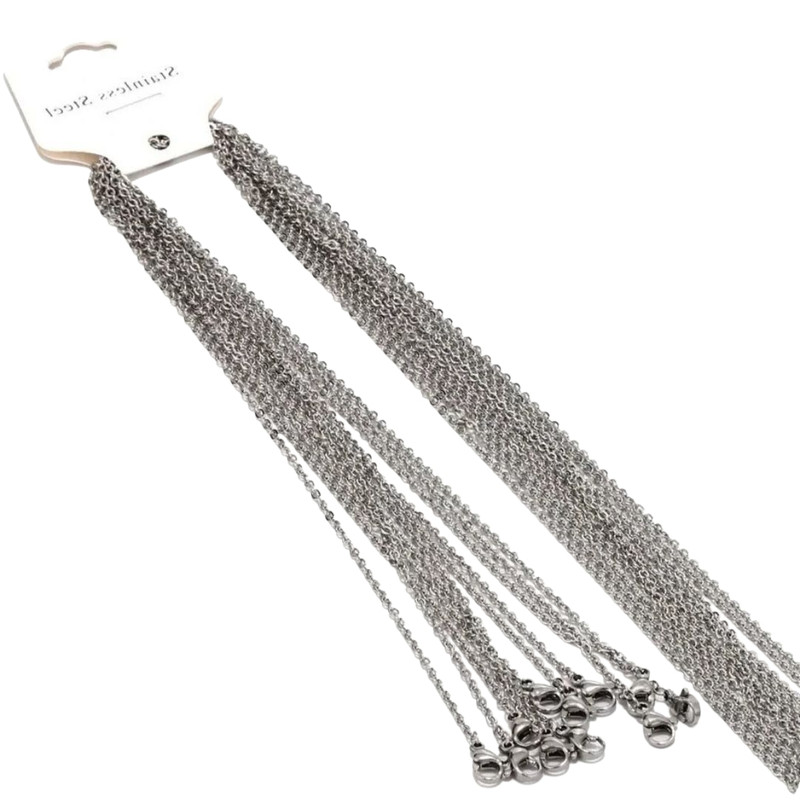 زنجیر زنانه مدل دیپلمات استیل