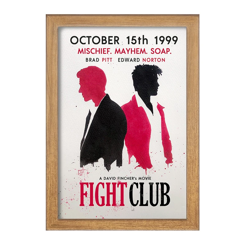 تابلو خندالو مدل باشگاه مبارزه (Fight Club) کد F11342