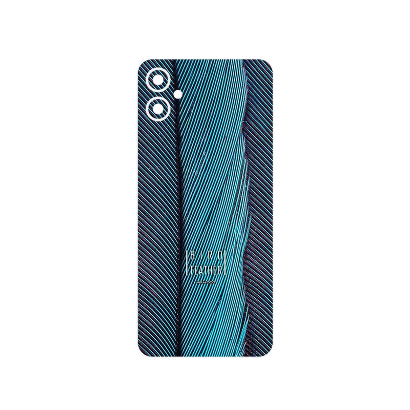 برچسب پوششی ماهوت مدل Turquoise feathers مناسب برای گوشی موبایل سامسونگ Galaxy A05