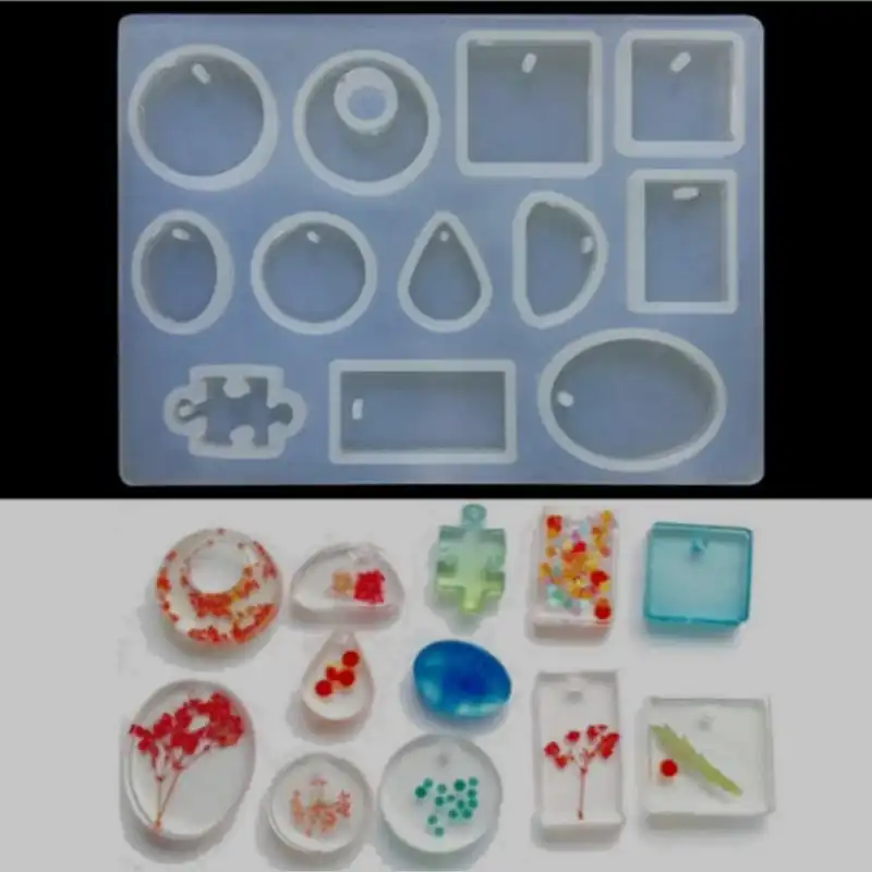 قالب رزین مدل گردنبند پین دار کد 23