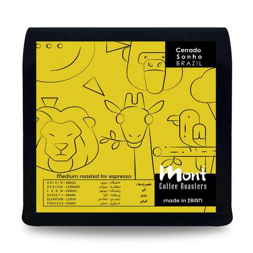  دانه قهوه اسپشالتی برزیل سونهو مونت - 250 گرم