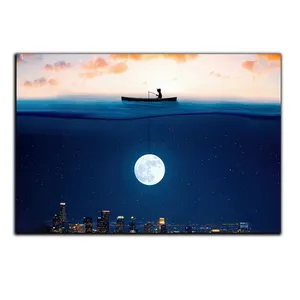 تابلو شاسی بکلیت طرح مهتاب و دریا مدل SH-S5412