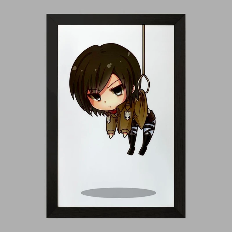 تابلو خندالو مدل میکاسا انیمه اتک آن تایتان Attack on Titan  کد 18561