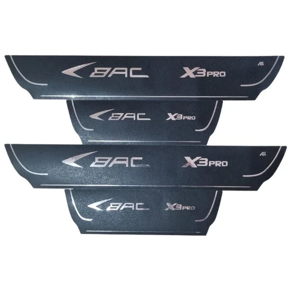 برچسب پارکابی خودرو استیک طرح چرم کد M378 مناسب برای X3 PRO مجموعه 4 عددی