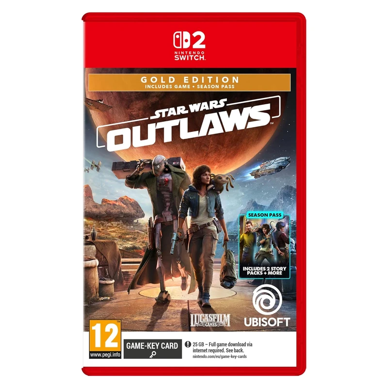 بازی Star Wars Outlaws نسخه Gold مخصوص Nintendo Switch 2