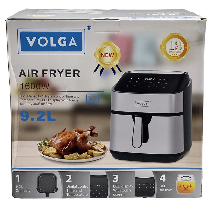 سرخ کن بدون روغن ولگا مدل VOLGA-106-F