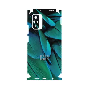 MAHOOT Green Feather-FullSkin Cover Sticker for Xiaomi Redmi Note 10s