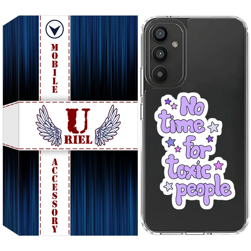 کاور یوریل مدل Clear کد 97 طرح Toxic مناسب برای گوشی موبایل سامسونگ Galaxy A34