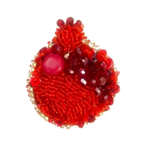 گل سینه زنانه طرح انار مدل Sa_yal_01