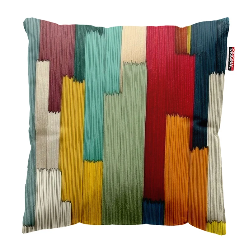 کوسن پاد آفرین طرح رنگی کد 3409 سایز 40*40 سانتی متر