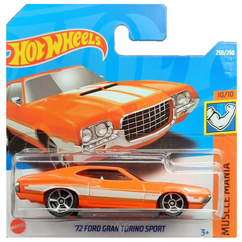 ماکت ماشین هات ویلز مدل 72 FORD GRAN TURINO SPORT