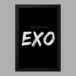 تابلو خندالو مدل گروه اکسو EXO  کد 13654