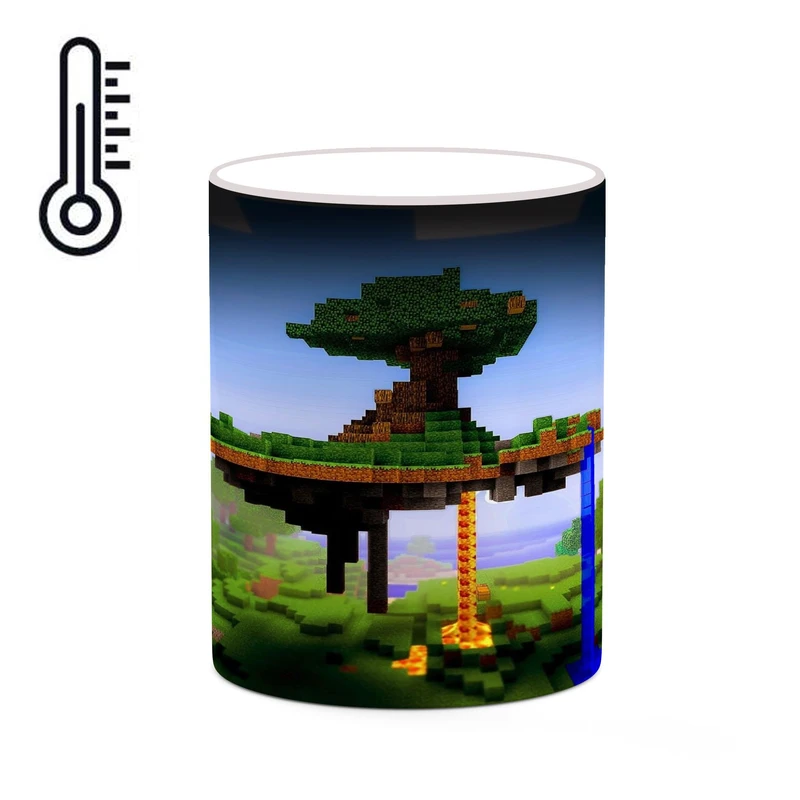 ماگ حرارتی کاکتی طرح ماینکرافت minecraft مدل mgh41377