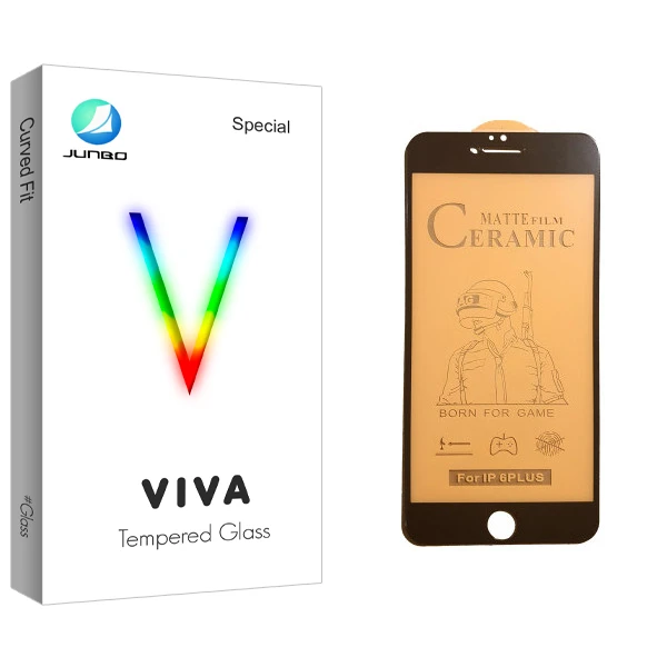 محافظ صفحه نمایش سرامیکی جانبو مدل Viva Glass مناسب برای گوشی موبایل اپل iPhone 6 Plus
