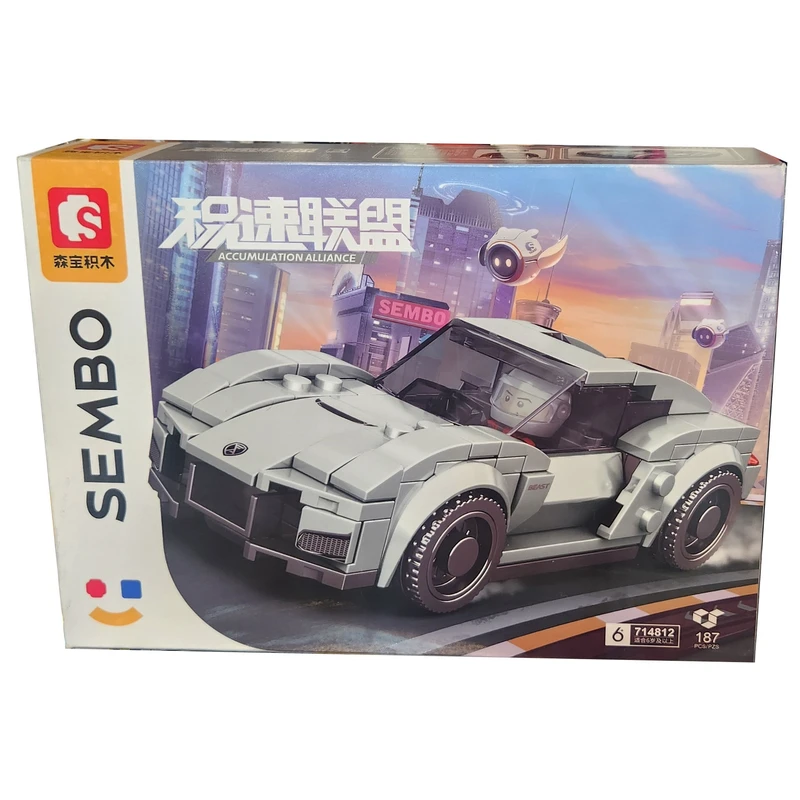ساختنی 187 تکه سیمبوبلاک مدل Car کد 714812