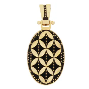 گوشواره طلا 18 عیار زنانه طلای مستجابی مدل جلوا کد 01