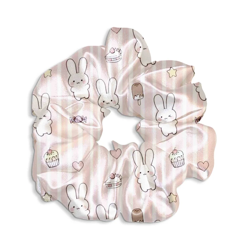 کش مو زنانه مدل اسکرانچی طرح خرگوش کیوت کد SCH0172