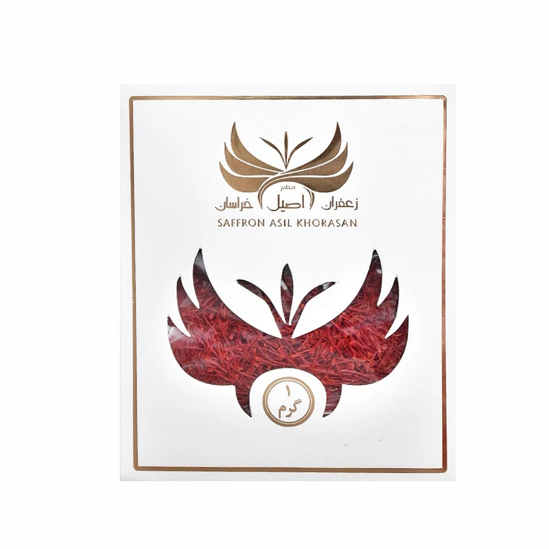 زعفران نگین مهر اصیل خراسان - 1 گرم