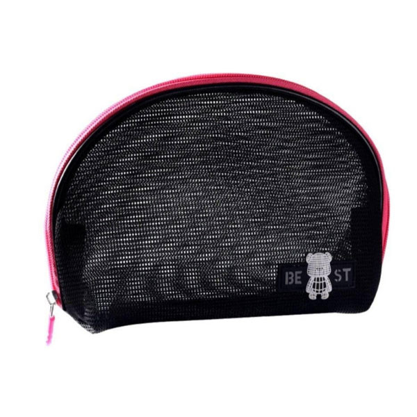 کیف لوازم آرایش زنانه مدل نیم گرد