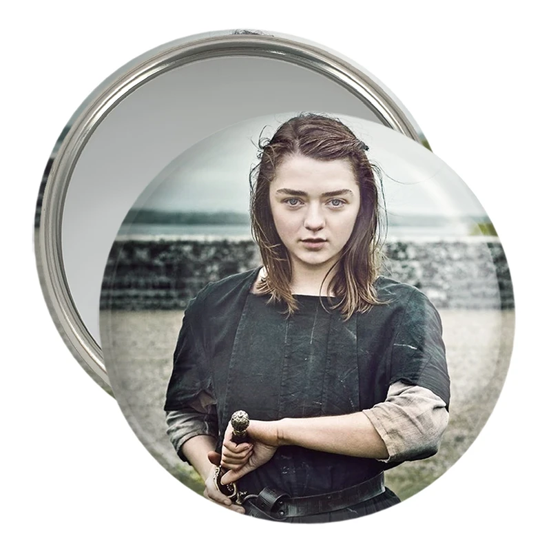 آینه جیبی خندالو مدل آریا استارک گیم اف ترونز Game of Thrones  کد 2662