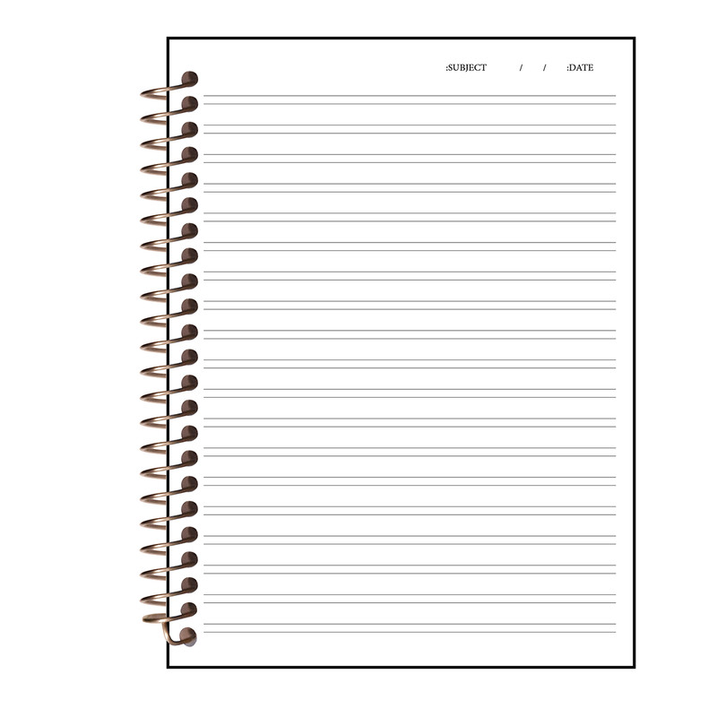 دفتر زبان 60 برگ طرح حروف انگلیسی کد L76