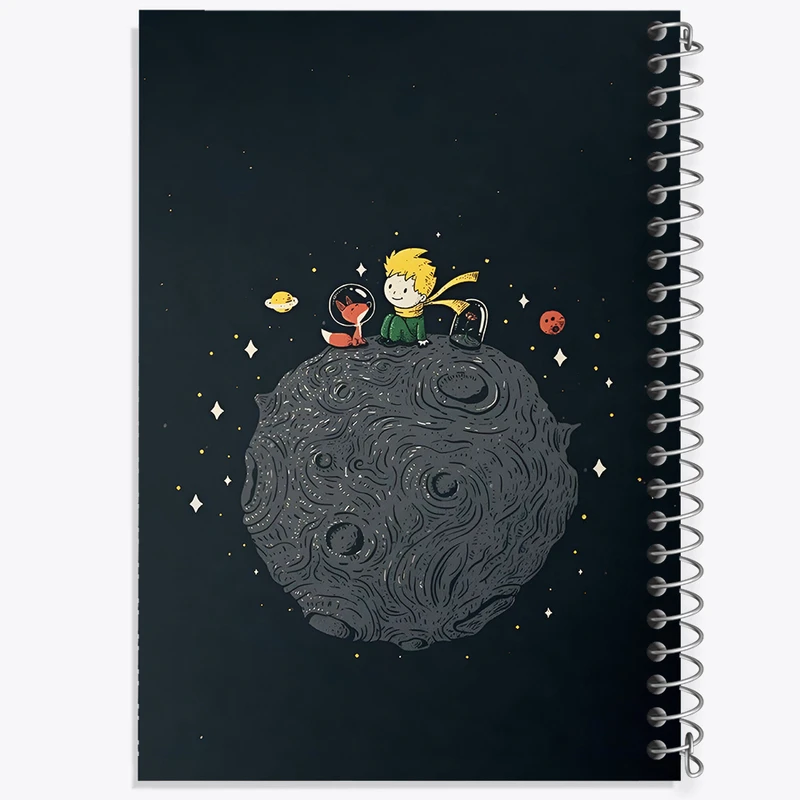 دفتر مشق 50 برگ خندالو طرح شازده کوچولو کد F8200