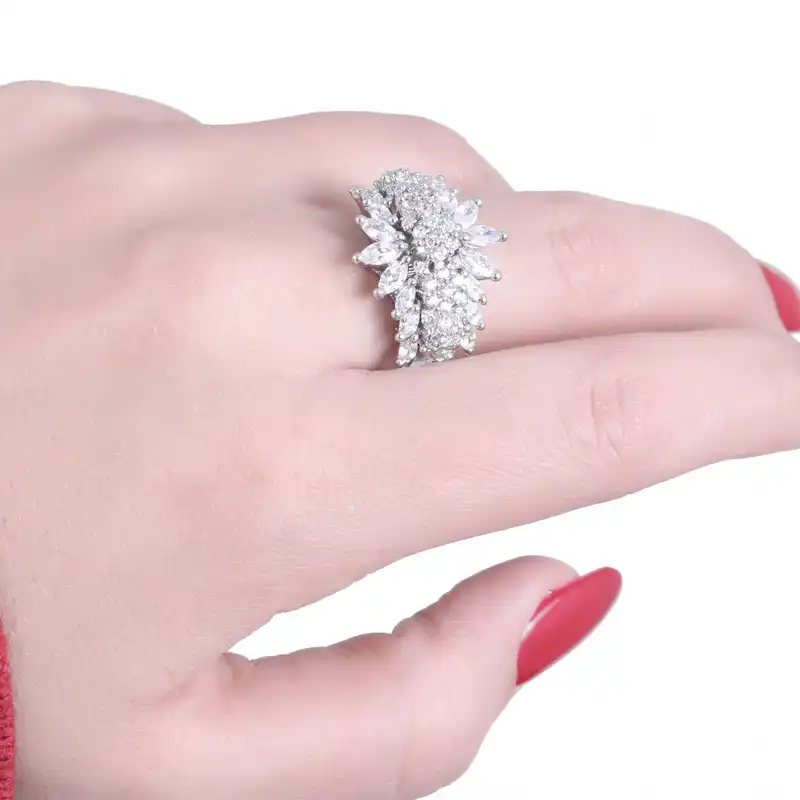 انگشتر نقره زنانه مدل AMT_R082